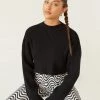 New Threads Lizzie Knit Crop Sweater