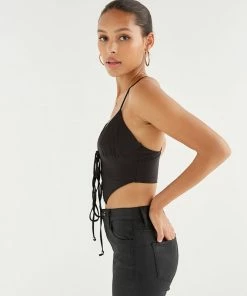 AT Giselle Lace Up Crop Top New Threads