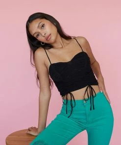 AT Sale Peggy Cinched Crop Top