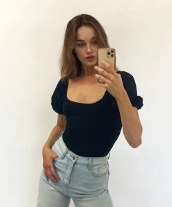AT Sale Sheila Puff Sleeve Bodysuit