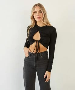 AT Maxine Cinched Crop Top New Threads