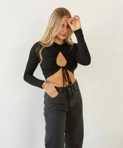 AT Maxine Cinched Crop Top New Threads