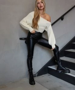 Kenny Vegan Leather Pants