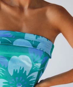 Runaway New Threads Jade Satin Mini Dress In Amisha