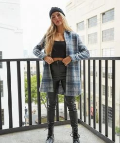 Steve Madden Desmond Plaid Shacket