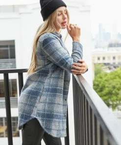 Steve Madden Desmond Plaid Shacket