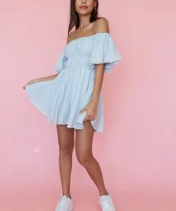 AT Santal Puff Babydoll Dress New Threads