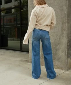 Vibrant Riverside Wide Leg Jeans In Medium Wash New Threads