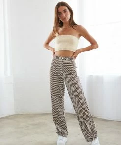 AT Ryder Printed Straight Jeans