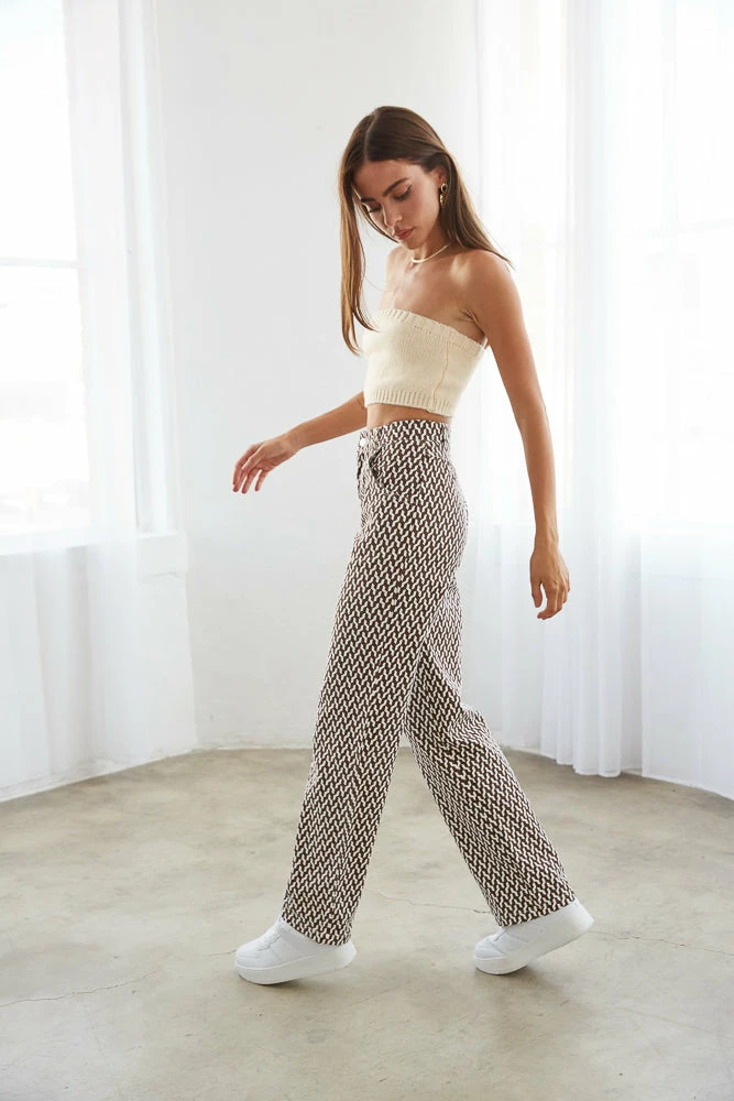 AT Ryder Printed Straight Jeans