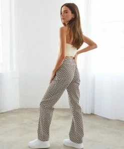 AT Ryder Printed Straight Jeans