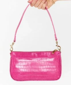 Billini New Threads Cindy Shoulder Bag In Fuchsia