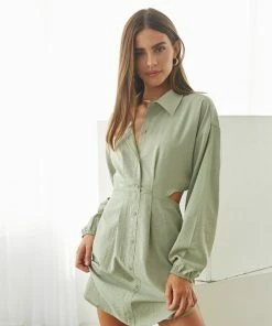 AT Clarkson Collared Mini Dress