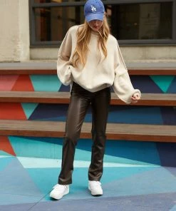 Phoebe Balloon Sleeve Sweater In Ecru