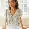 AT Grace Flowy Floral Top New Threads