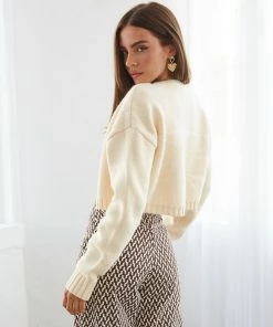 AT Birdie Knit Crop Cardigan Set