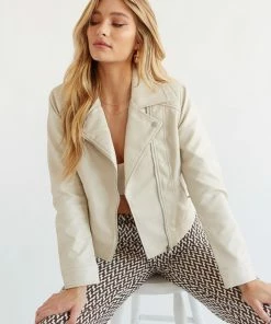 Steve Madden Sasha Vegan Leather Jacket New Threads