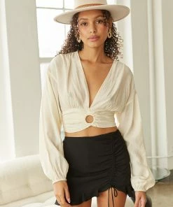 AT Christie O Ring Crop Top