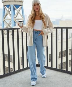 AT Westlake Button Up Top