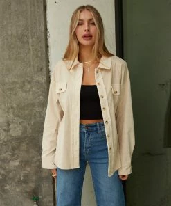 AT Kian Waffle Button Up Top New Threads