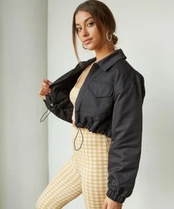 Native Daughters Robbie Cropped Bomber Jacket Sale