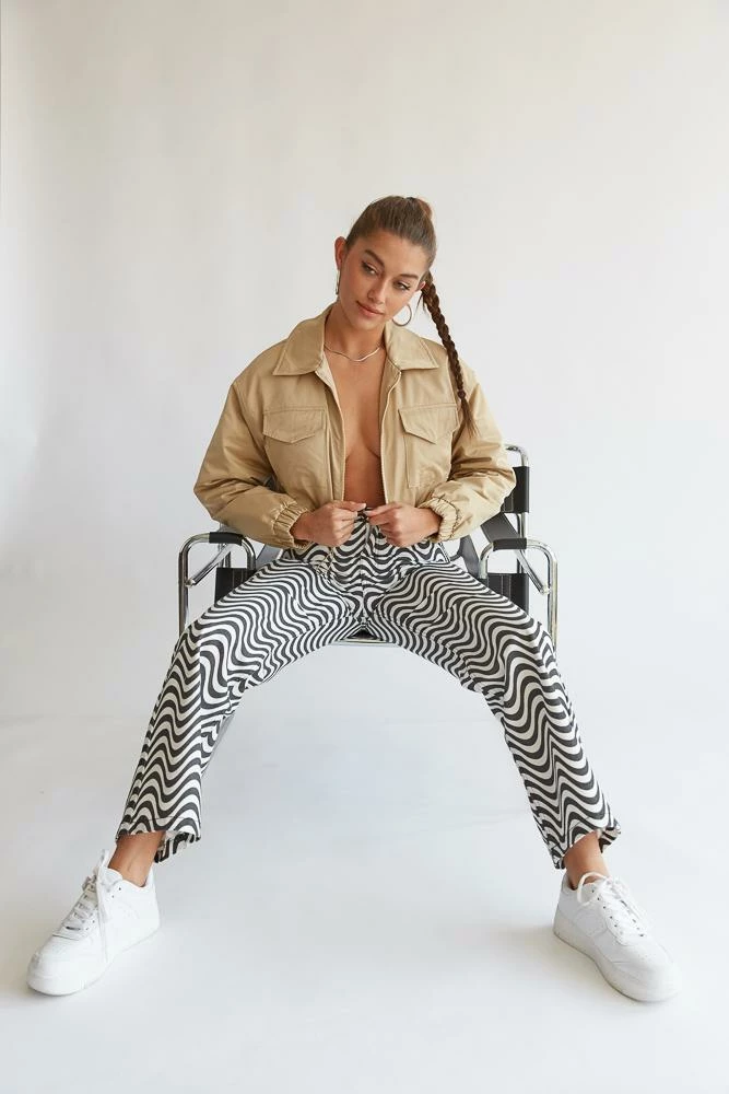 Native Daughters Robbie Cropped Bomber Jacket Sale