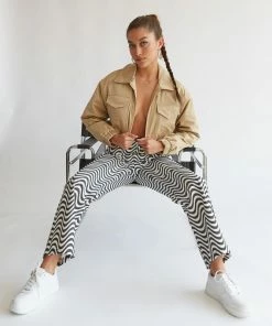 Native Daughters Robbie Cropped Bomber Jacket Sale