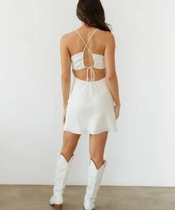 AT Cyprus Mini Dress In White