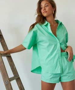 AT Damian Cotton Shorts Set