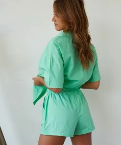 AT Damian Cotton Shorts Set