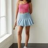 Vibrant Gia Pleated Mini Skirt