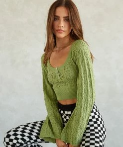 Bailey Knit Crop Sweater Sale