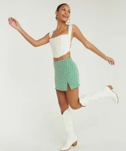 AT Memphis Floral Mini Skirt New Threads