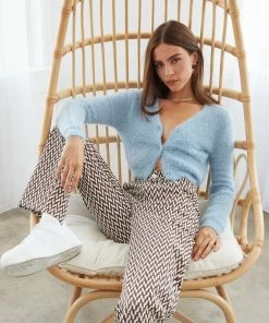 Alexa Fuzzy Cardigan Sweater Sale