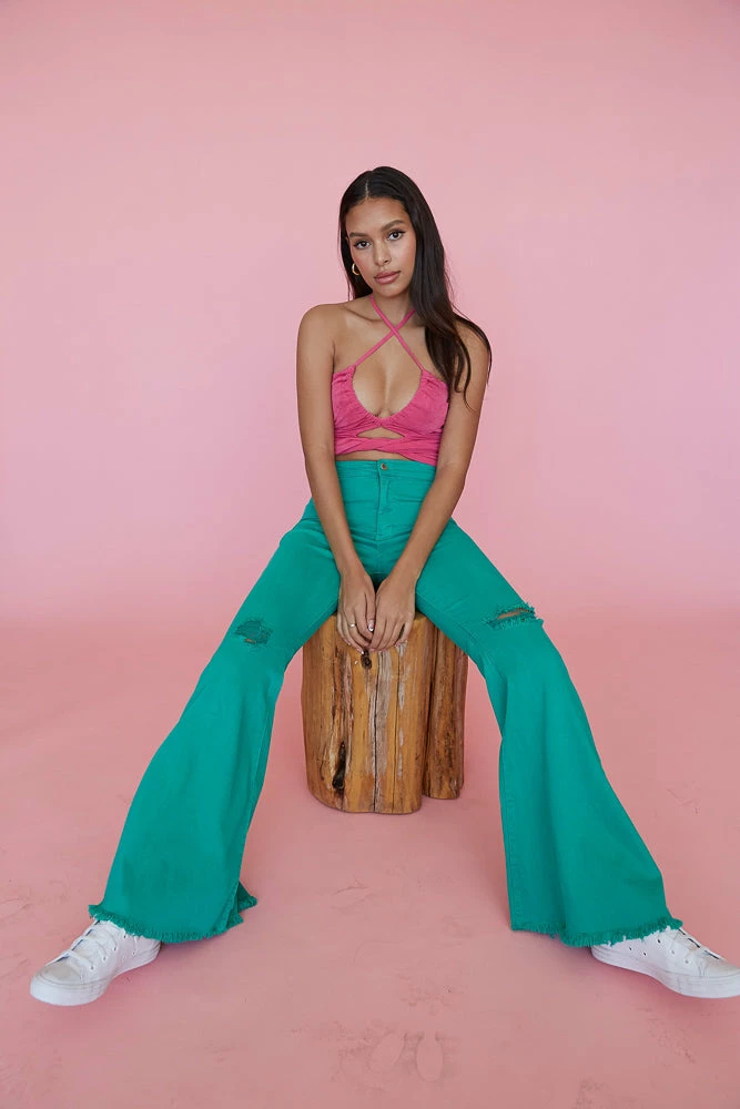 AT Carmella Wrap Crop Top