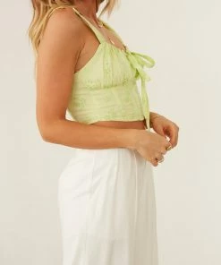 AT Sale Josie Eyelet Bustier Top