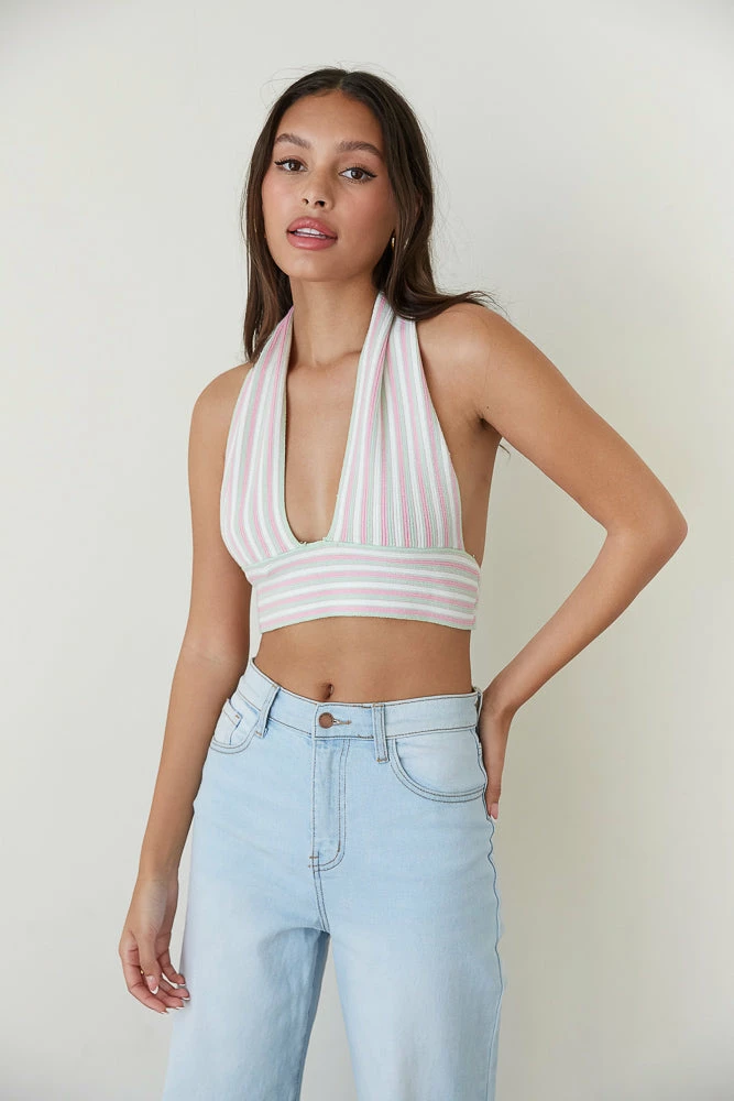 AT Brooke Knit Halter Top New Threads
