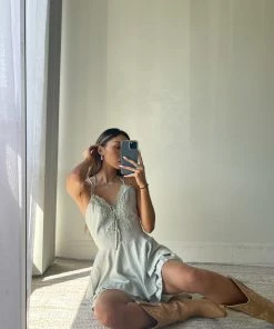 AT Panama Ruffle Lace Romper New Threads