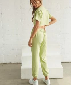 AT Be Happy Crop Tee Sale