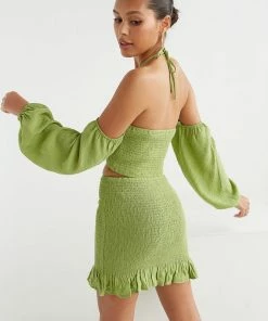 AT Deena Smocked Skirt Set New Threads