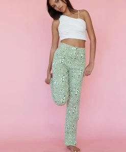 Wyatt Wavy Straight Leg Jeans New Threads