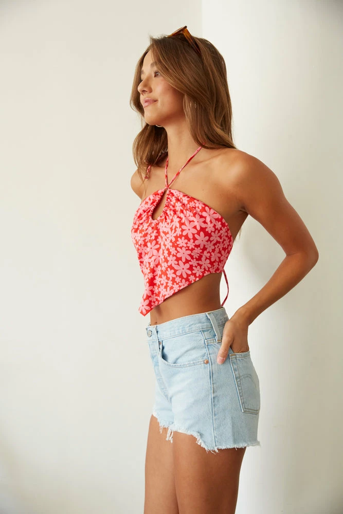 New Threads Levi's 501 Distressed Light Washed Shorts