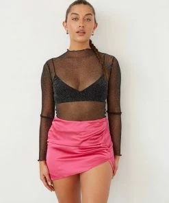 Richie Satin Mini Skirt Sale