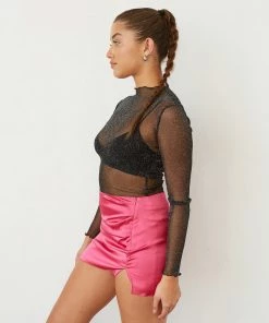 Richie Satin Mini Skirt Sale