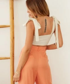 AT Sale Sabrina Bustier Tie Top