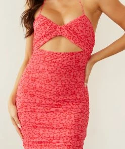 AT New Threads Kandy Retro Floral Mini Dress