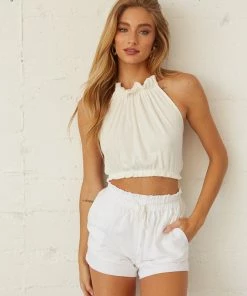 Native Daughters Sale Jolene Open Back Halter Top