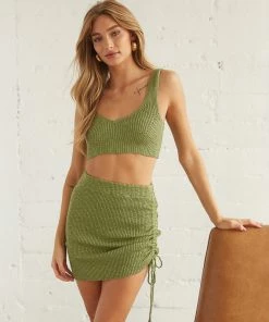 AT Bonnie Knit Crop Top New Threads