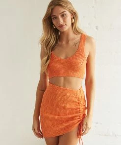 AT Bonnie Knit Crop Top New Threads