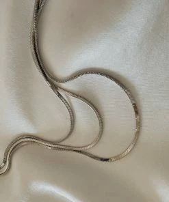 AT Accessories It Girl Layered Chain Necklace In Silver